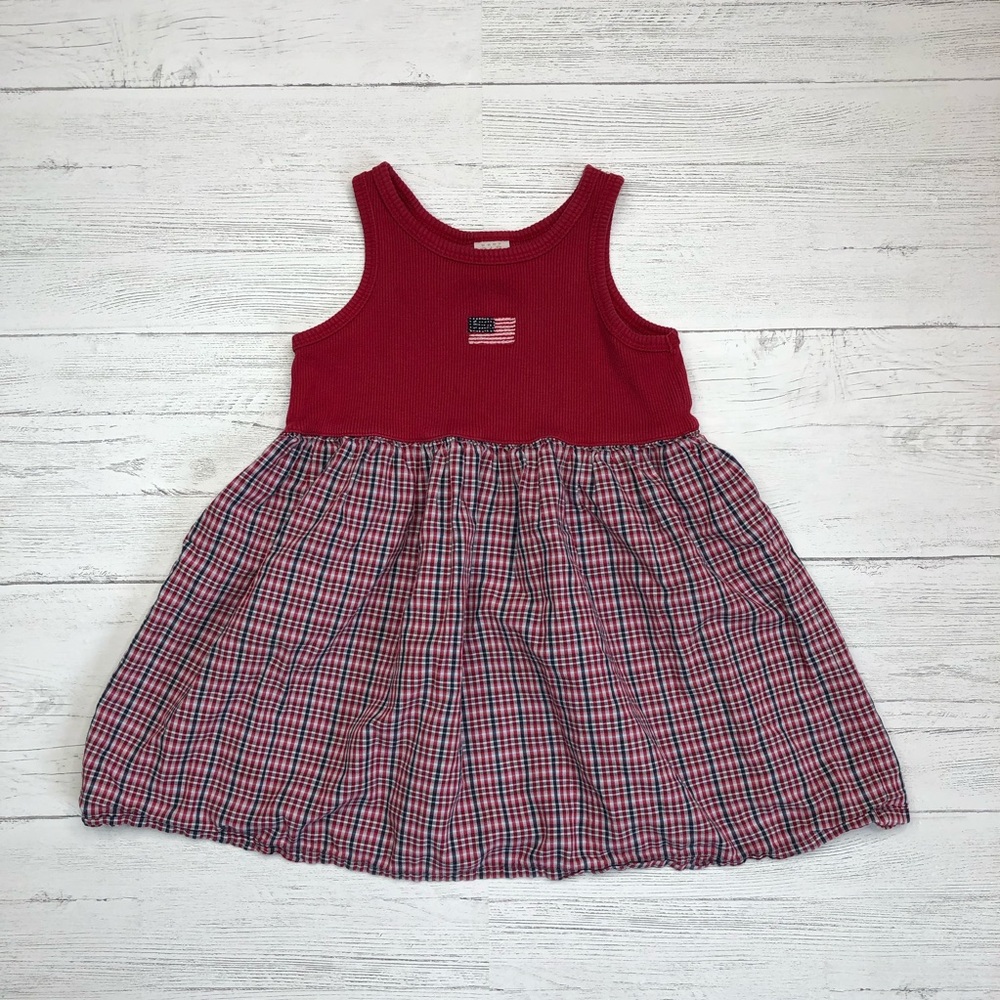 Vintage Gap Flag Tank Top Dress